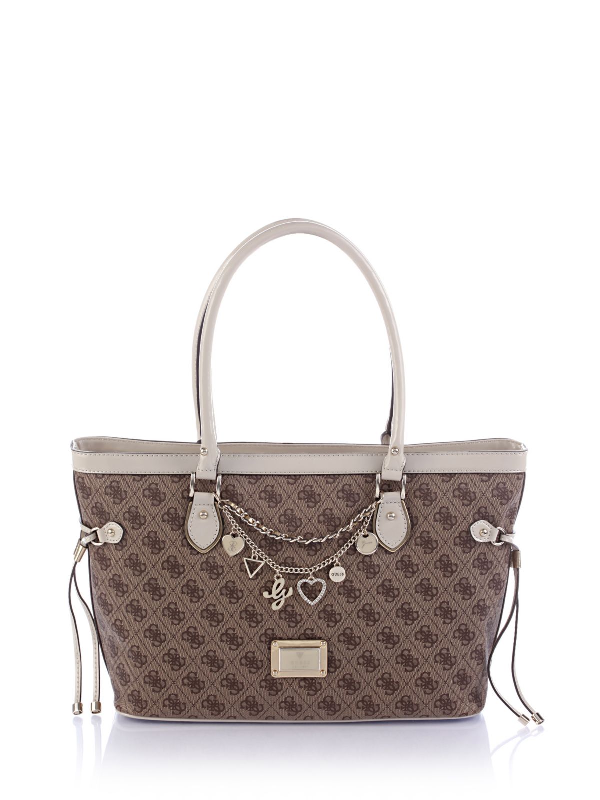 Guess Shiri Medium Classic Tote Bag in Beige Lyst