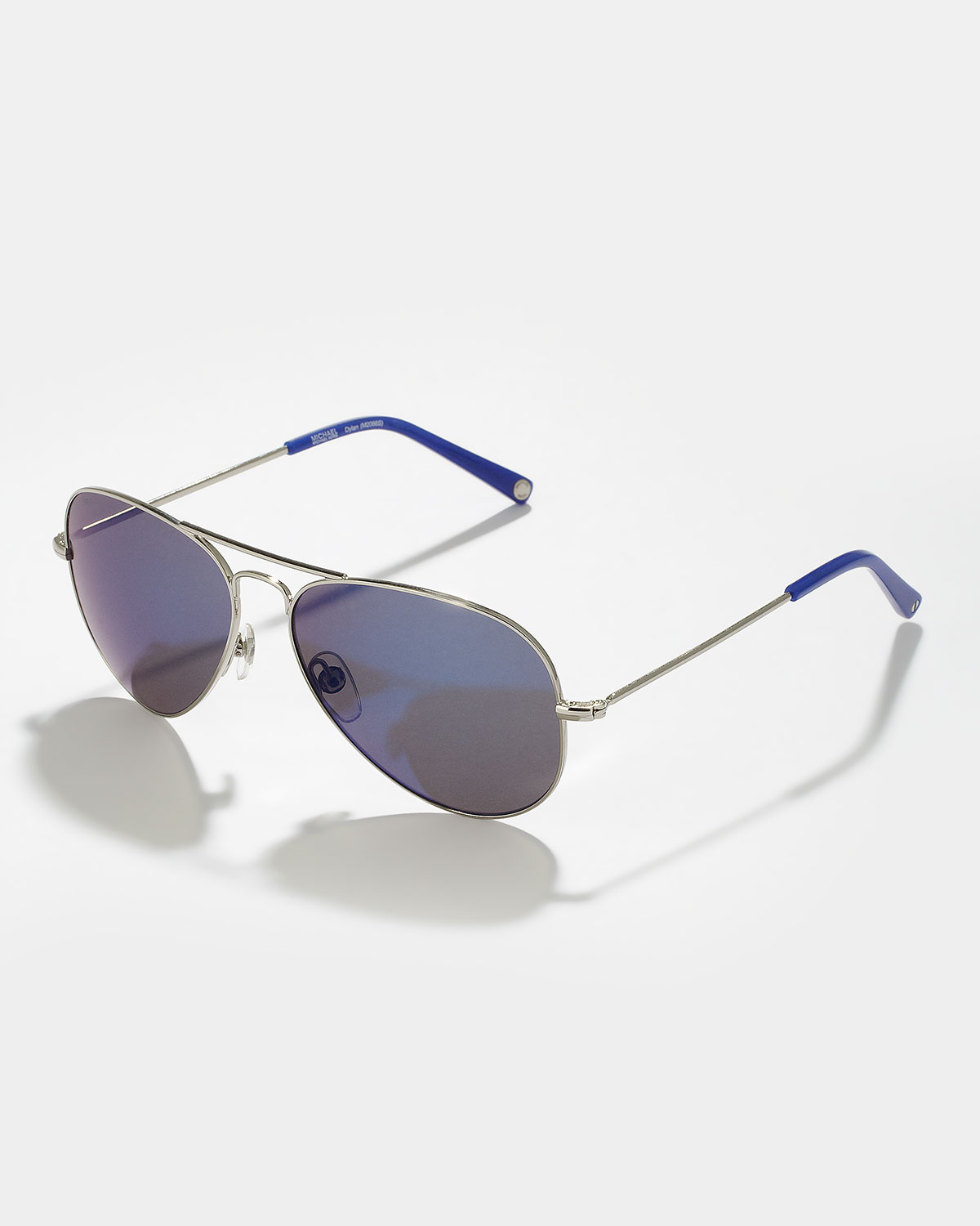 Michael Kors Dylan Aviator Sunglasses In Blue Cobalt Lyst