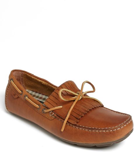 sperry wave driver tan