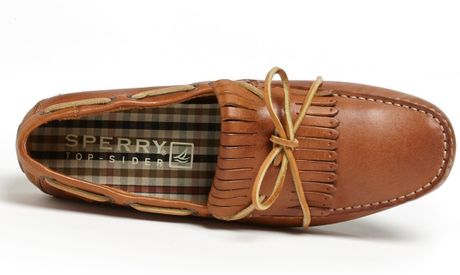 sperry wave driver tan