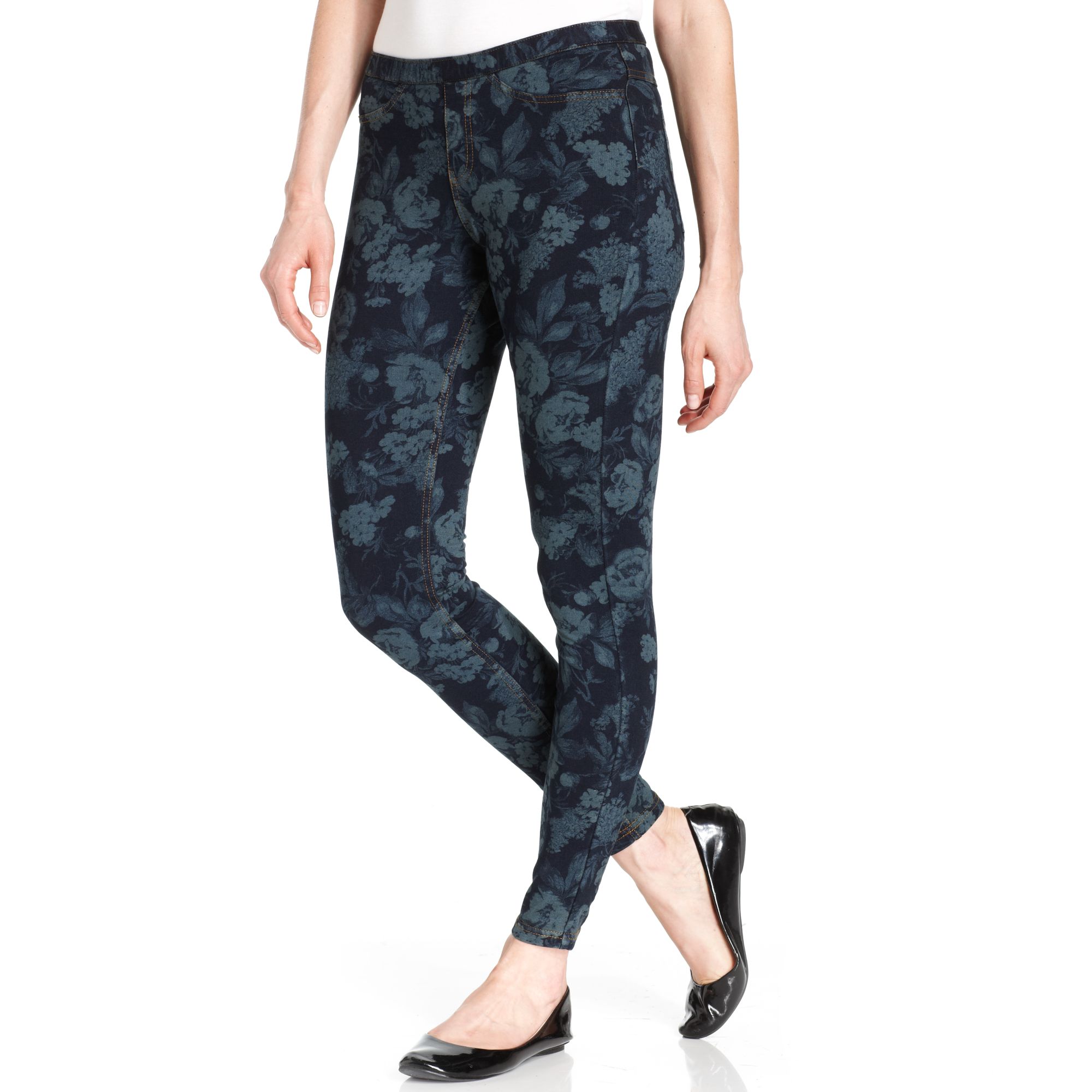 Hue Hue Leggings Tonal Floral in Blue (Midnight Rinse) Lyst