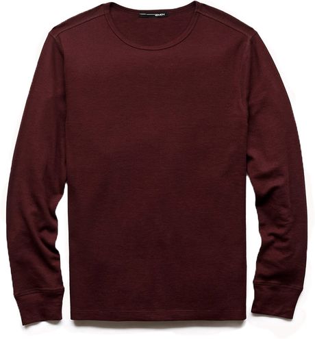 Forever 21 Basic Long Sleeve Thermal in Purple for Men (BURGUNDY ...