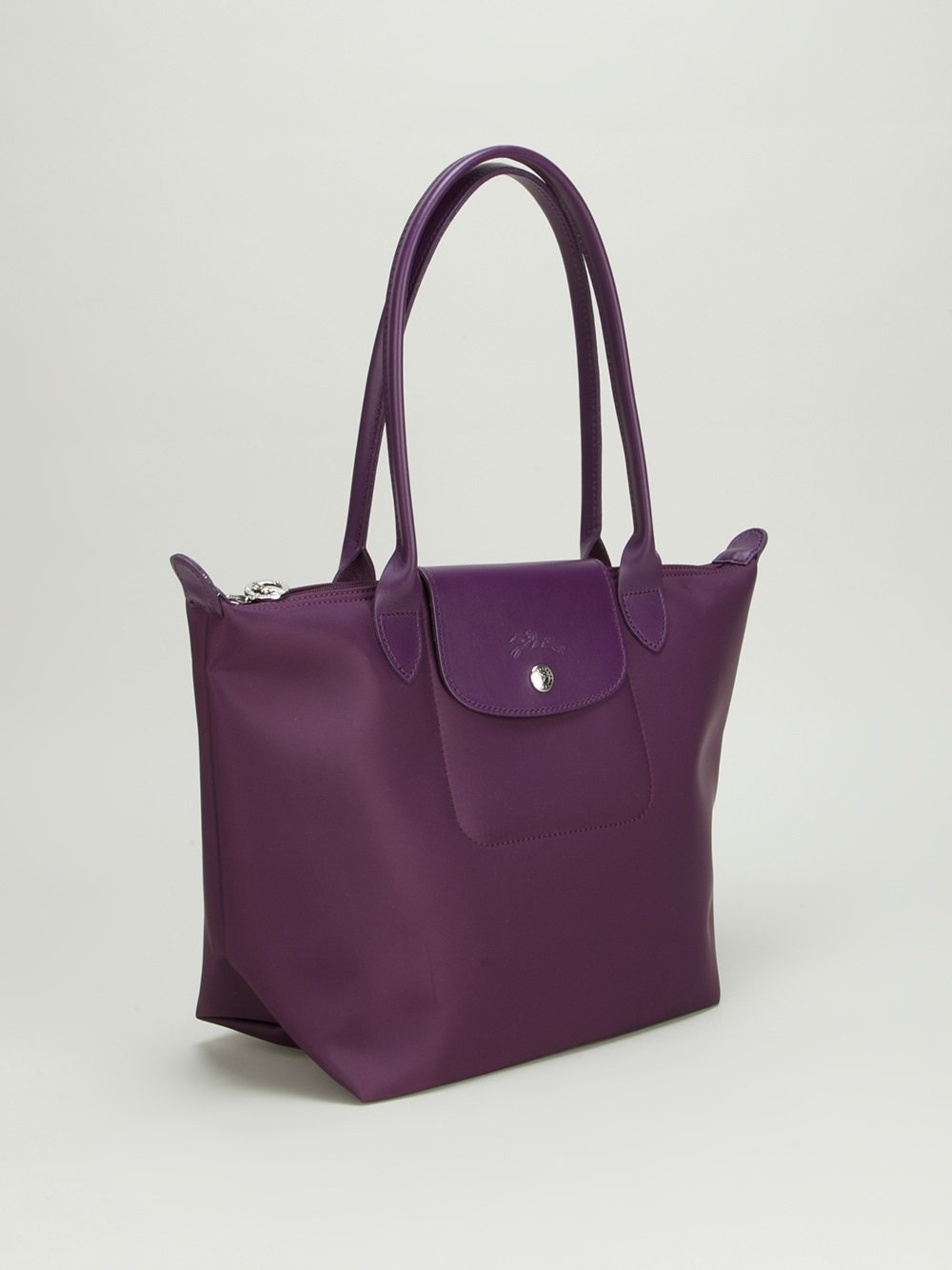 Longchamp Le Pliage Tote In Purple Lyst