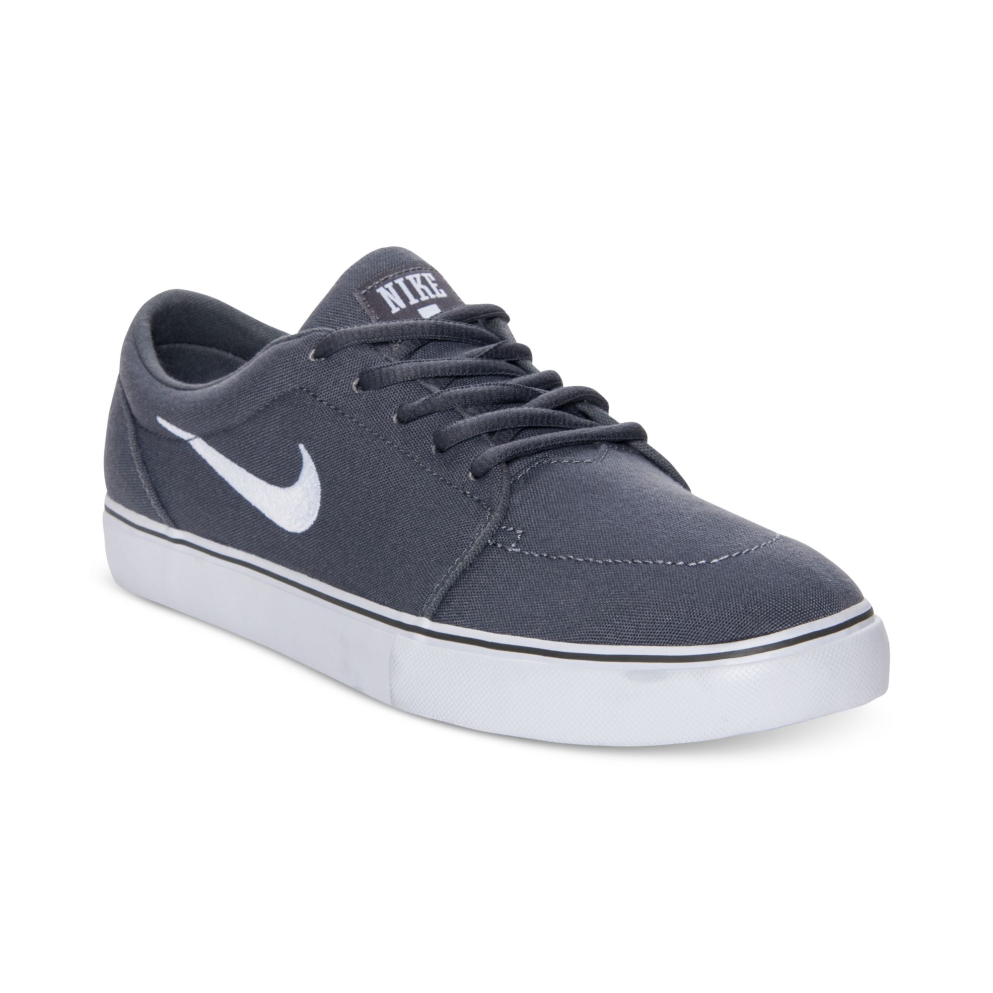 Nike Satire Low Canvas Casual Sneakers in Gray for Men (DARK GREY/WHITE