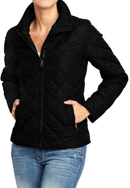 Old Navy Quilted Barn Jackets in Black (Blackjack) - Lyst