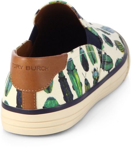 tory burch canvas sneakers