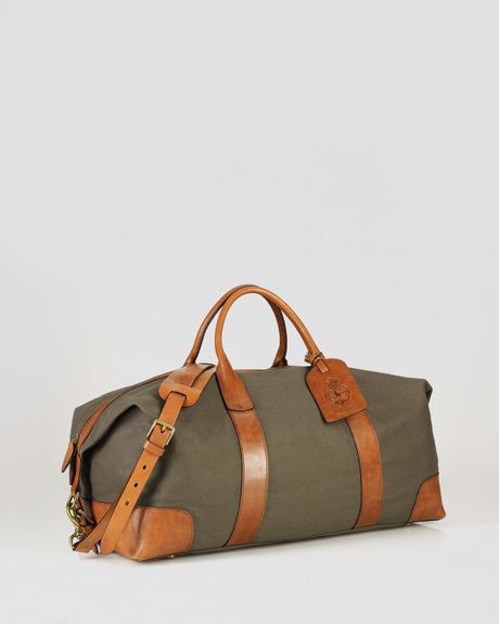 polo duffle bag green