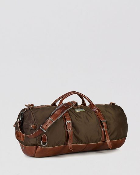 polo duffle bag green