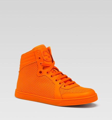 gucci sneakers orange