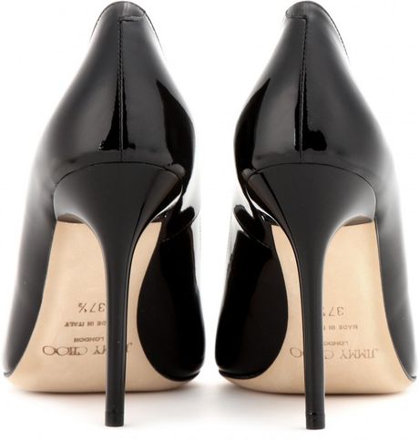 jimmy choo abel black patent
