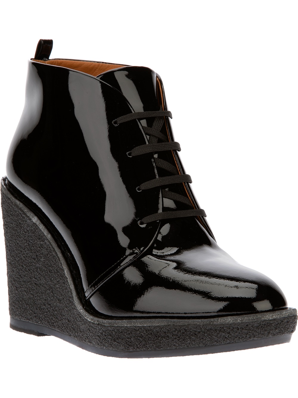 marc jacobs black patent leather shoes