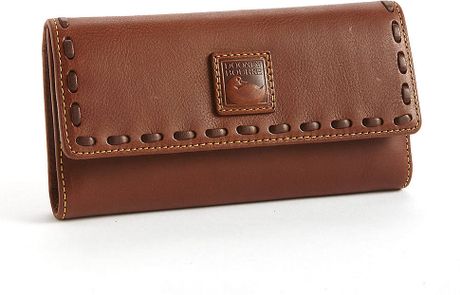 Dooney & Bourke Leather Checkbook Wallet in Brown for Men (chestnut) | Lyst