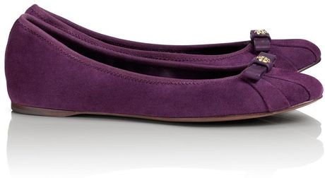 tory burch ballet flats with bow
