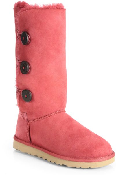 ugg women's over the knee bailey button sheepskin