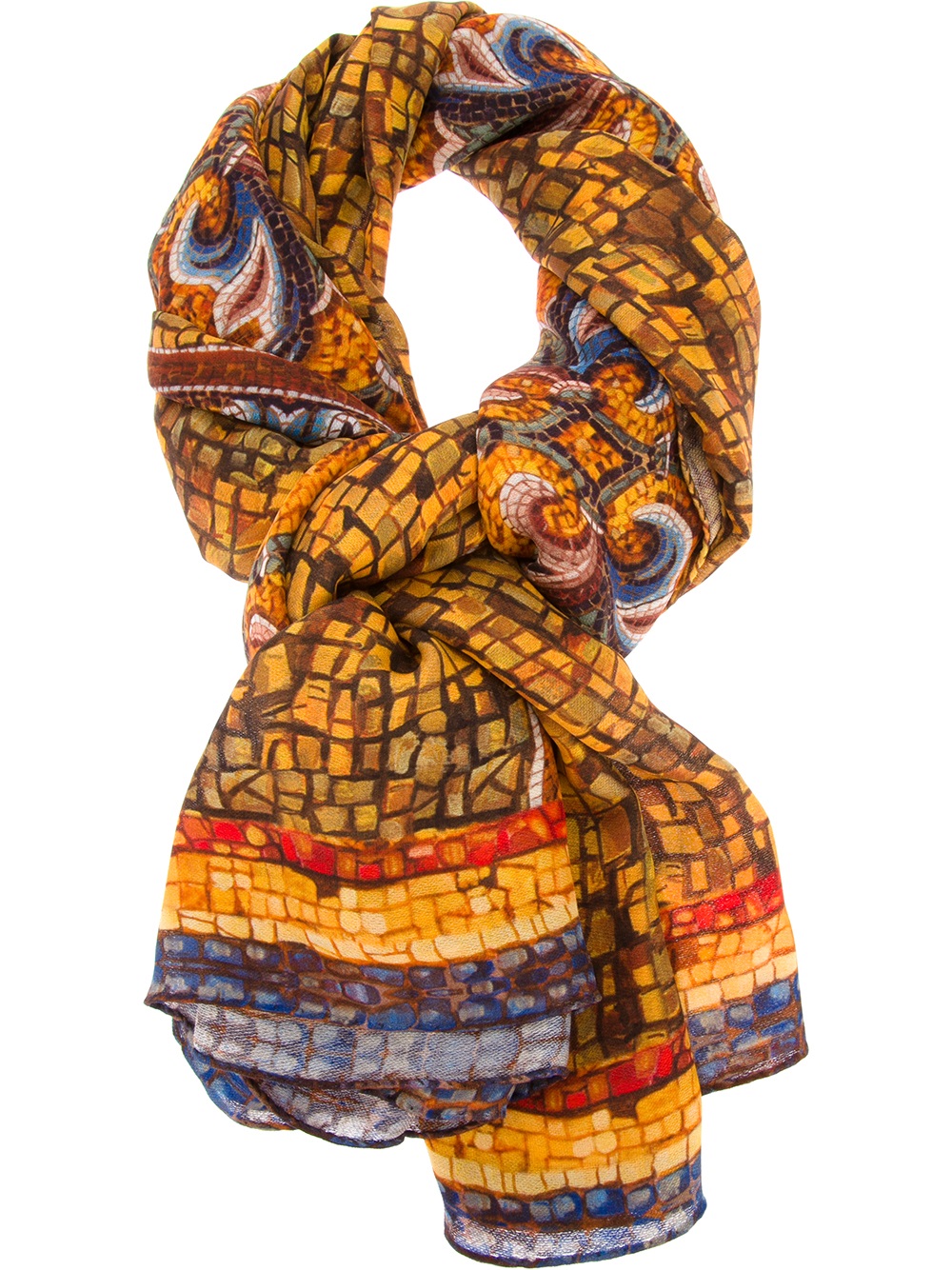 Dolce & Gabbana Dolce Gabbana Silk Scarf in Multicolor (multicolour) Lyst