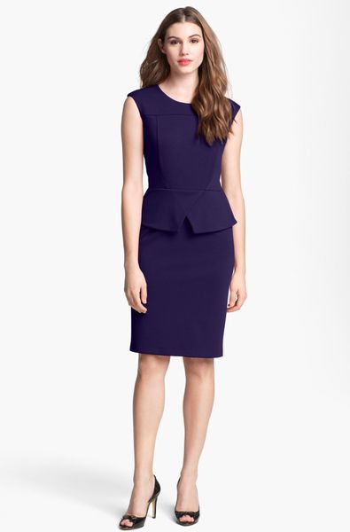 calvin klein cap sleeve gown