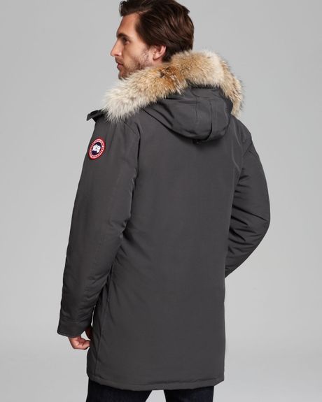 Canada Goose Langford Parka With Fur Hood In Gray For Men