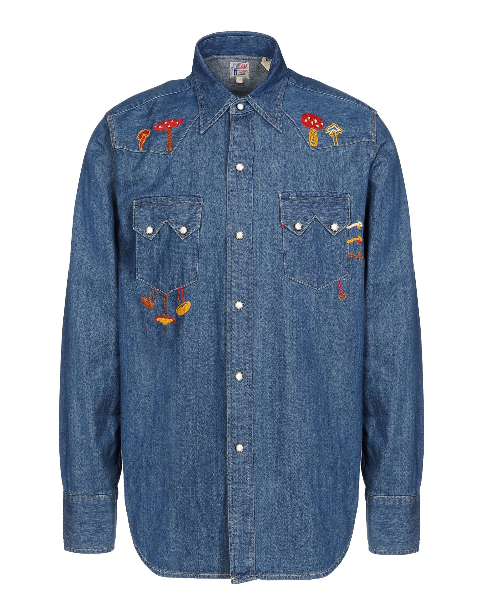 mens levi denim shirts uk