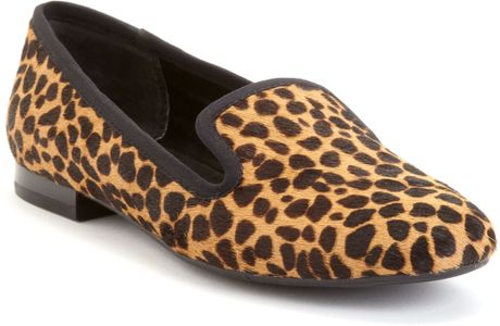 leopard print smoking flats