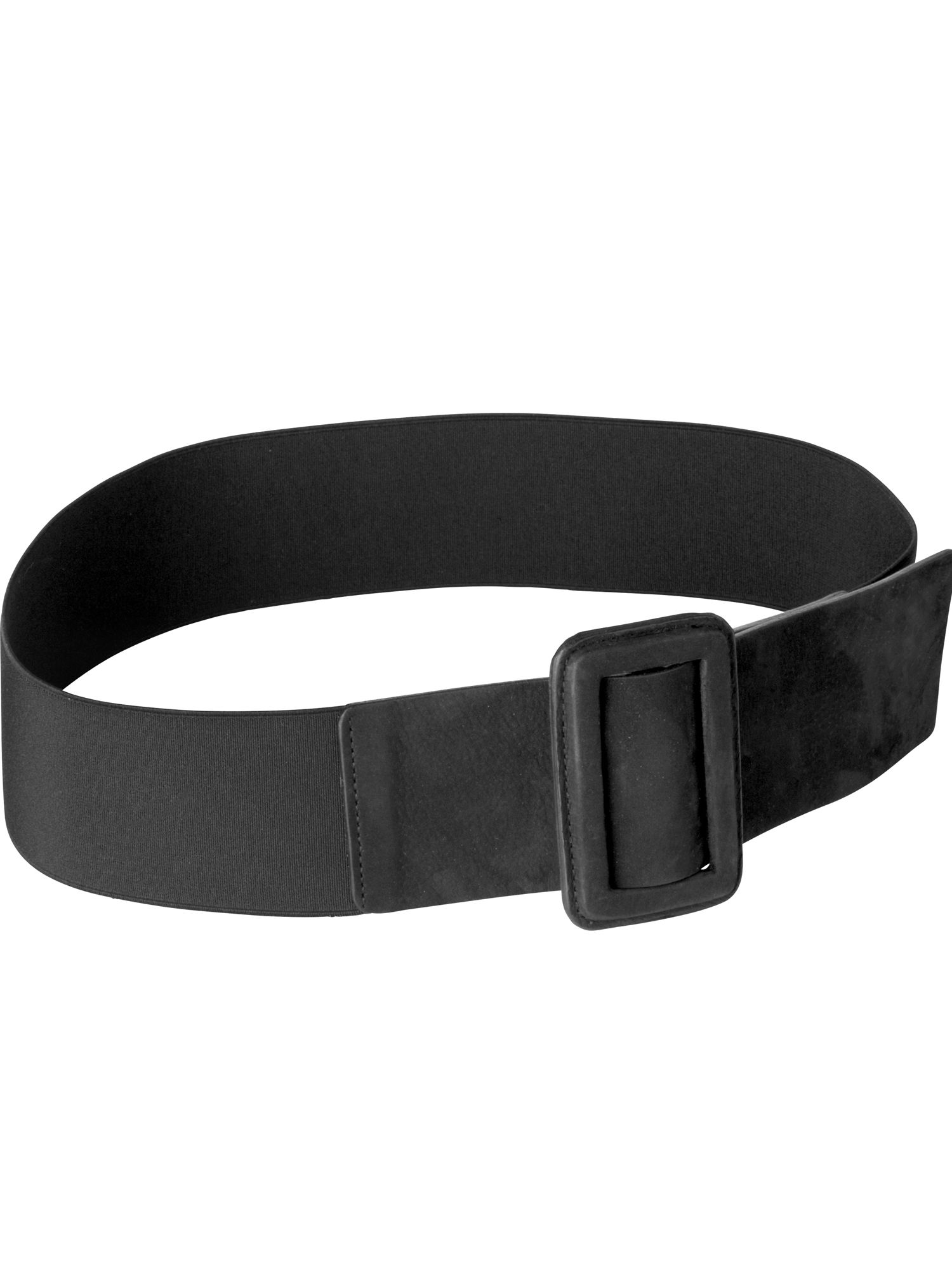 Jaeger Wide Elastic Waist Belt In Black Lyst