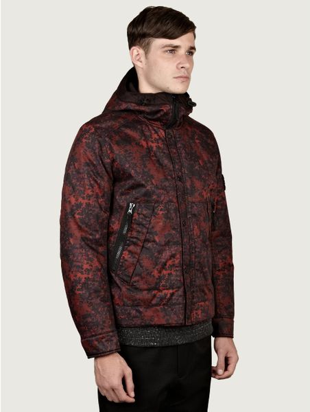 red camo stone island jacket