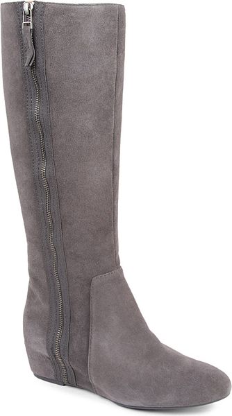 nine west grey suede boots