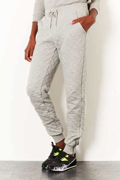 wool knit joggers