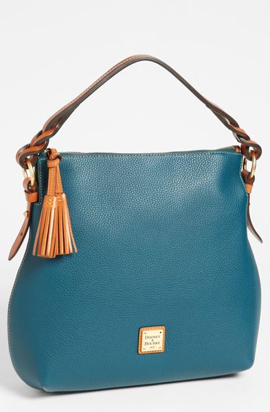 Dooney & Bourke Leather Hobo Large in Blue (Teal) | Lyst
