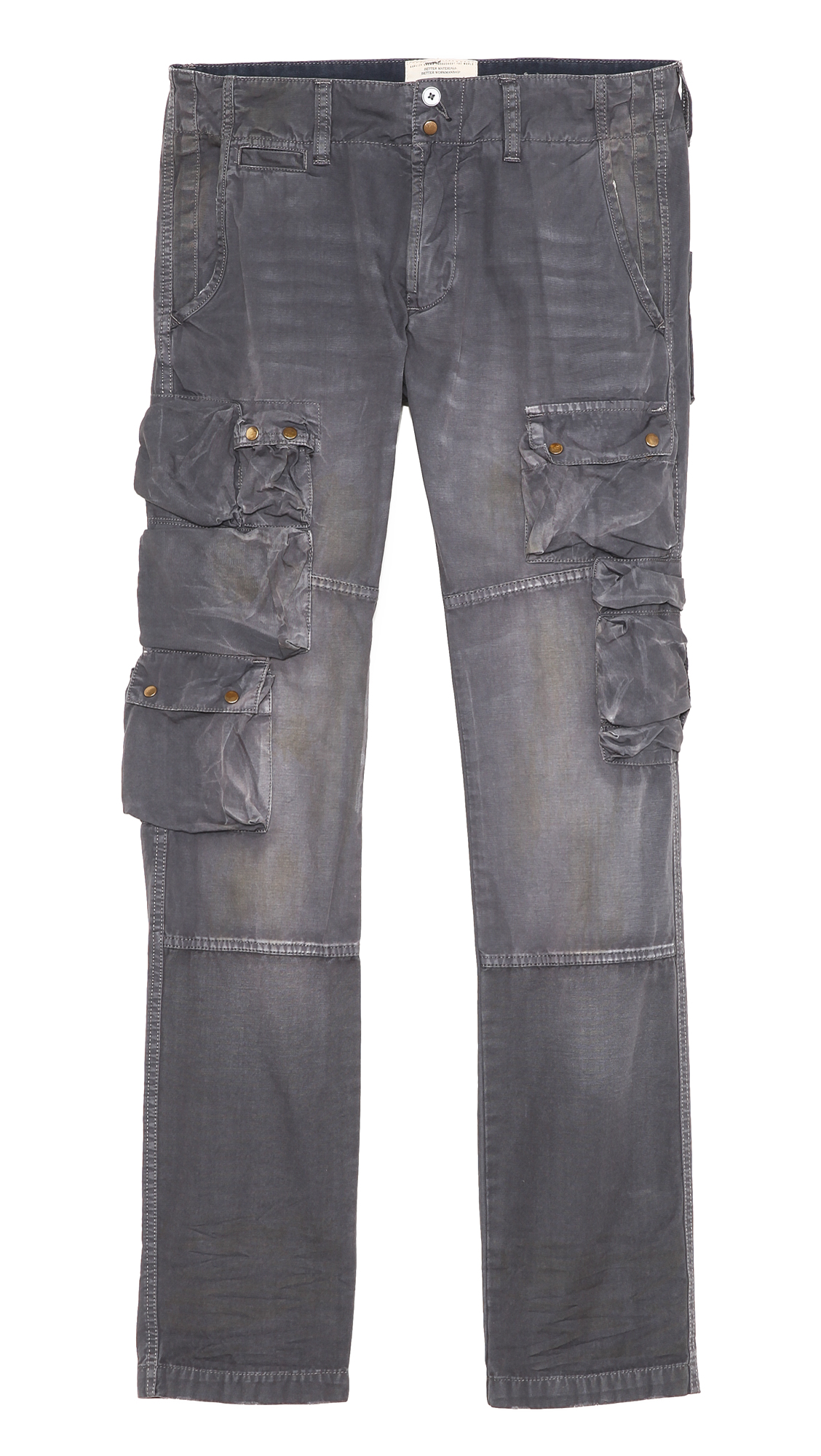 washed cargo pants