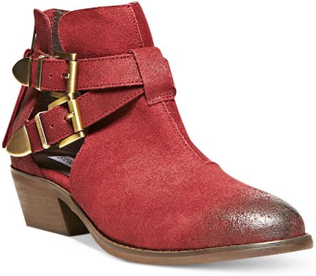 steve madden replay suede booties