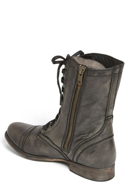 Steve Madden Troopa Boot in Gray (Grey Distressed) | Lyst