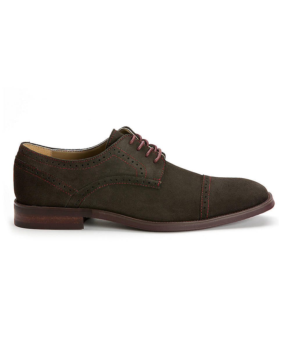 calvin klein men's kellen textured leather oxfords