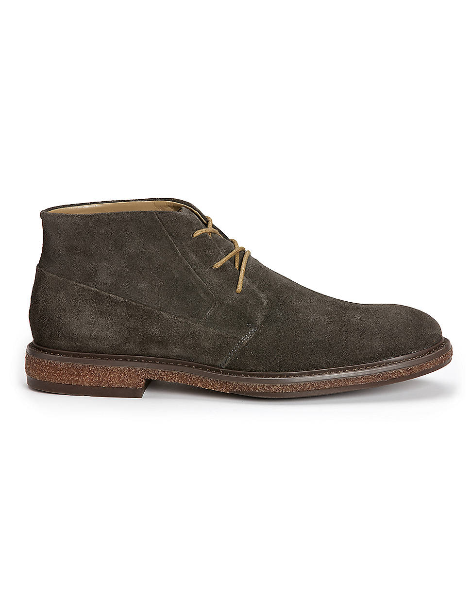 calvin klein grey suede boots