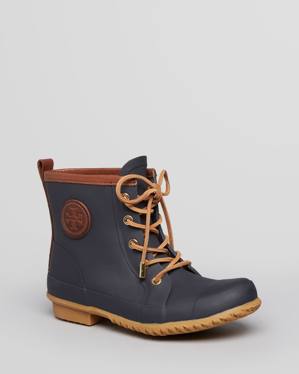 rain lace up boots