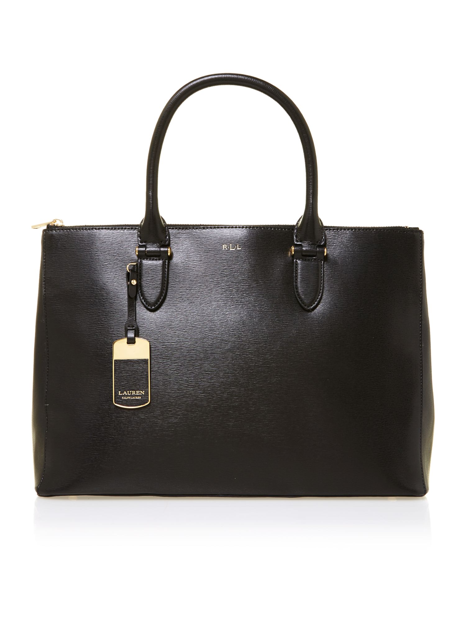 ralph lauren black shopper bag