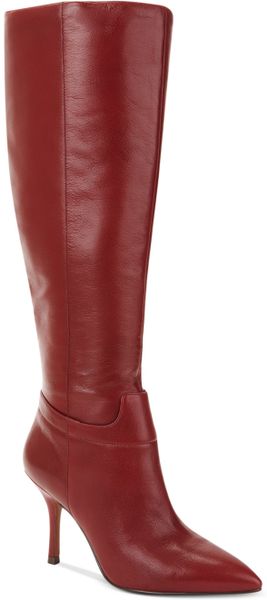 nine west red ankle boots