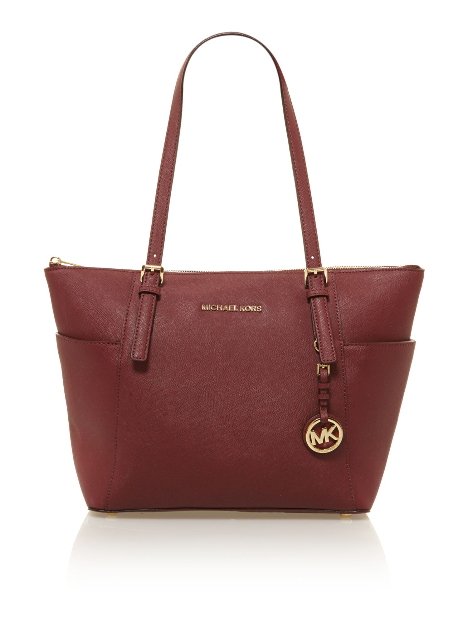 Michael Kors Small Red Zip Tote Bag in Red Lyst