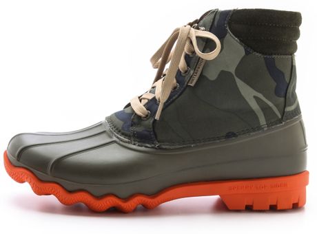 sperry camo duck boots