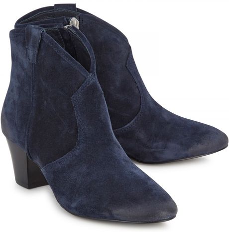 navy blue leather wide calf boots