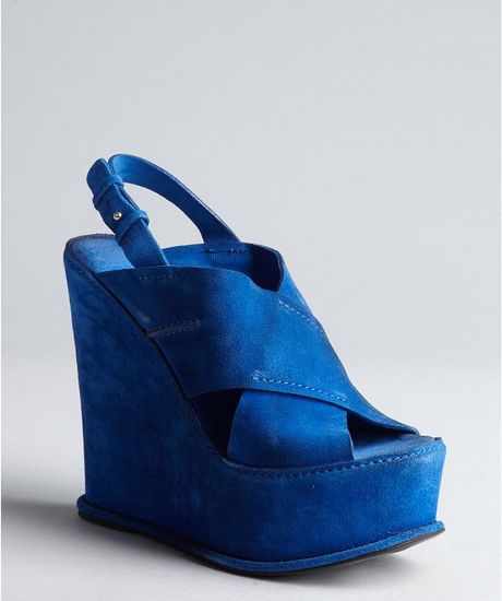 cobalt blue slingbacks