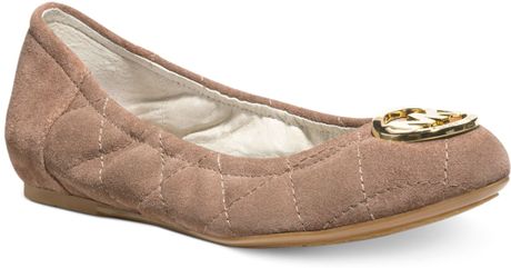 michael kors quilted flats