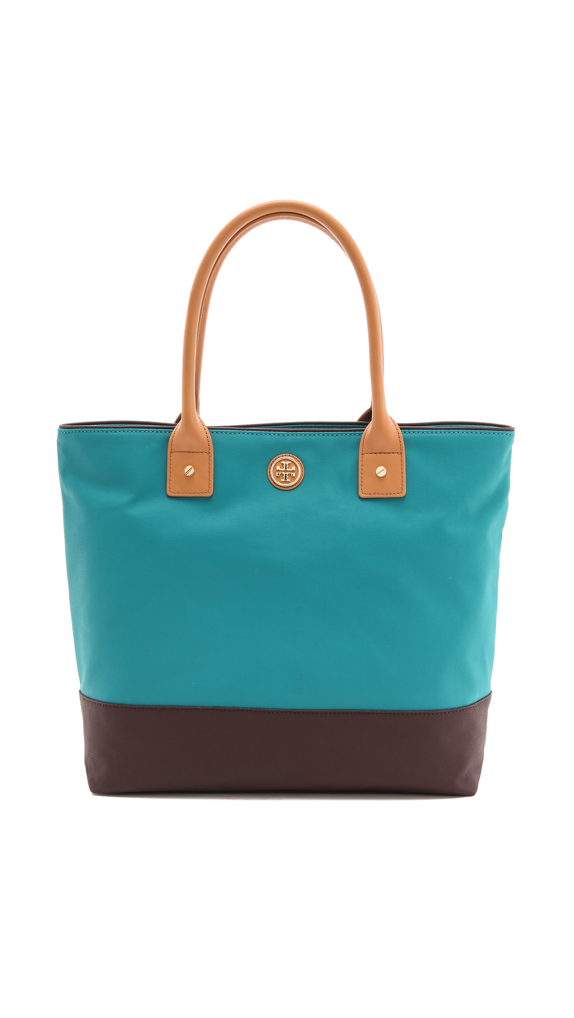 Tory Burch Large Jaden Tote in Blue (brown) Lyst