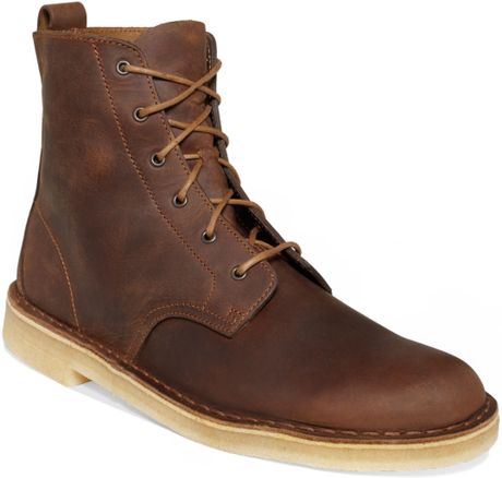 mens clarks desert boots beeswax