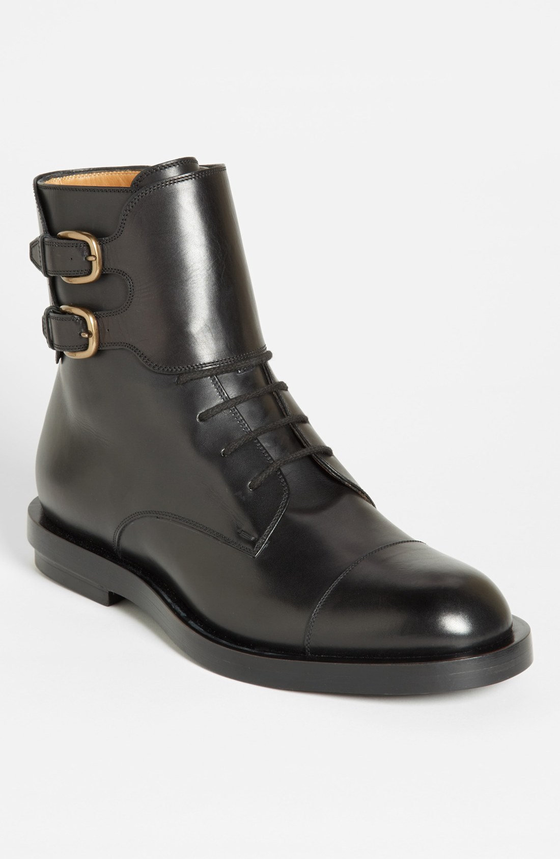 men's gucci boots with buckle