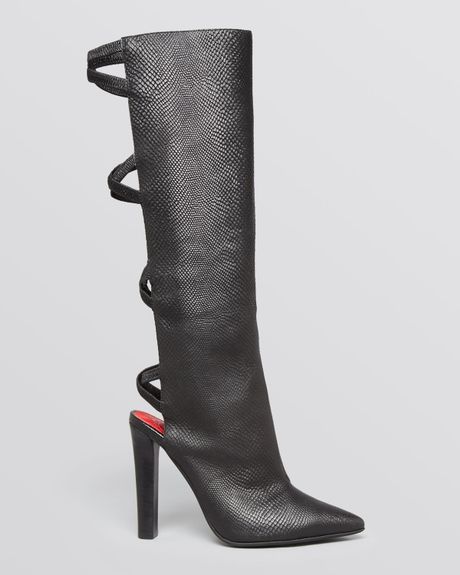 jeffrey campbell colorblocked tall boots