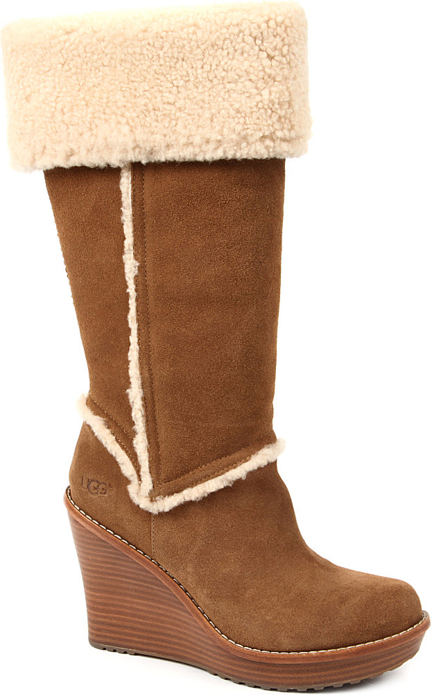 Ugg Aubrie Knee High Boots In Brown Lyst 2201