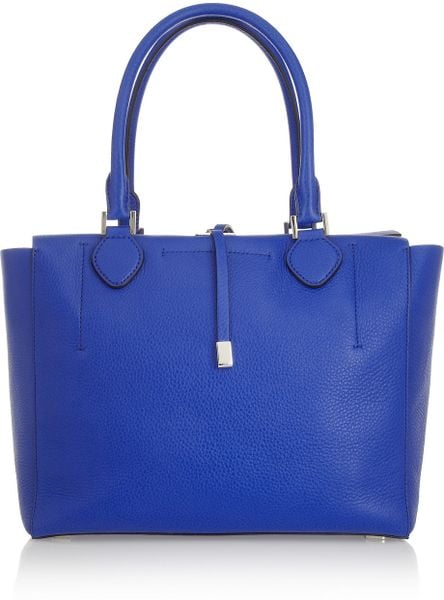 royal blue michael kors tote bag