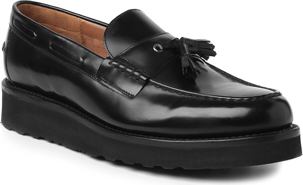 grenson bethany tasseled leather loafers