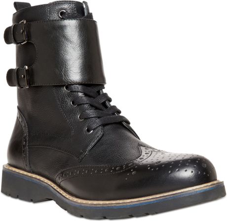 steve-madden-black-madden-mens-shoes-idiom-laceup-boots-product-1 ...