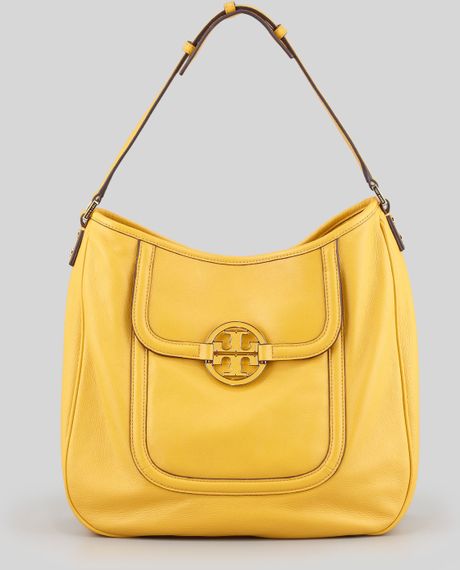 tory burch yellow clutch